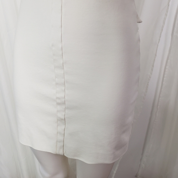 Ted Baker London Papron tie front mini dress white/ivory Ted size 0 = US size 2 - Picture 7 of 13